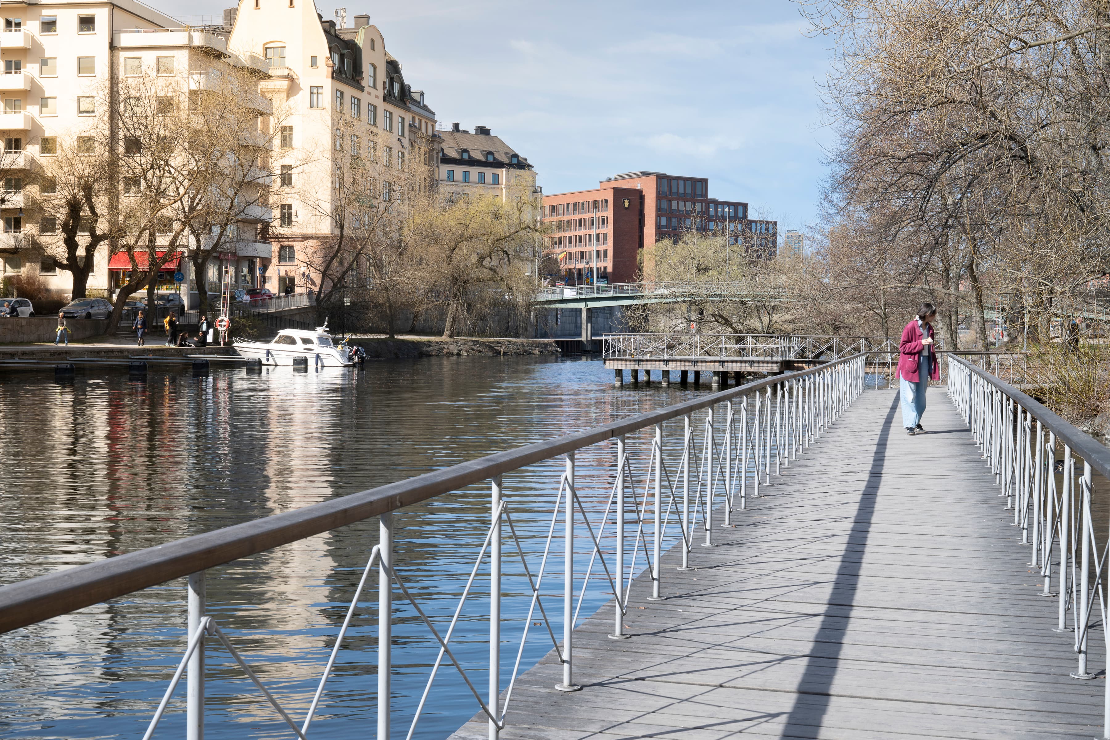 Gångstråk längs Klara kanal