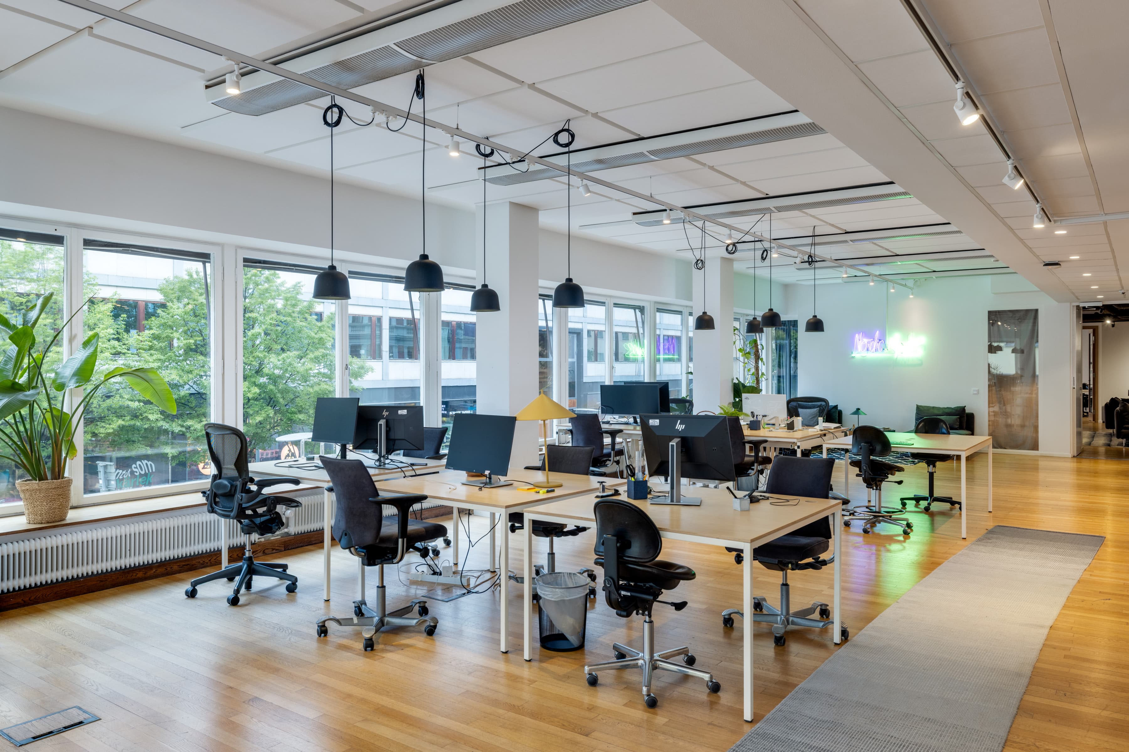 Öppet arbetslandskap